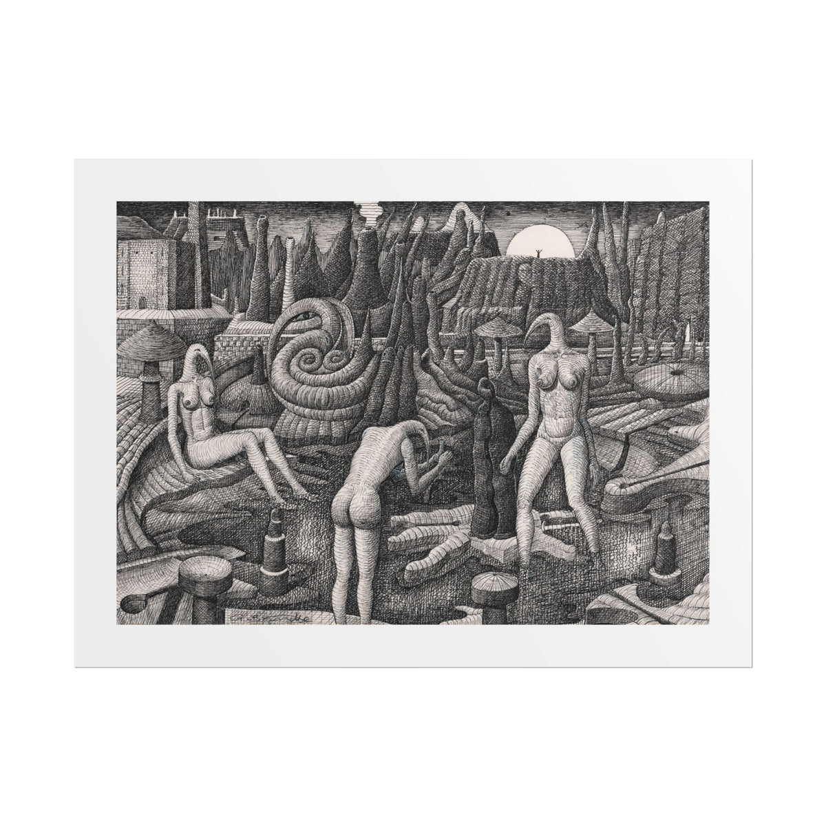 Bathers in the Sacred Pool