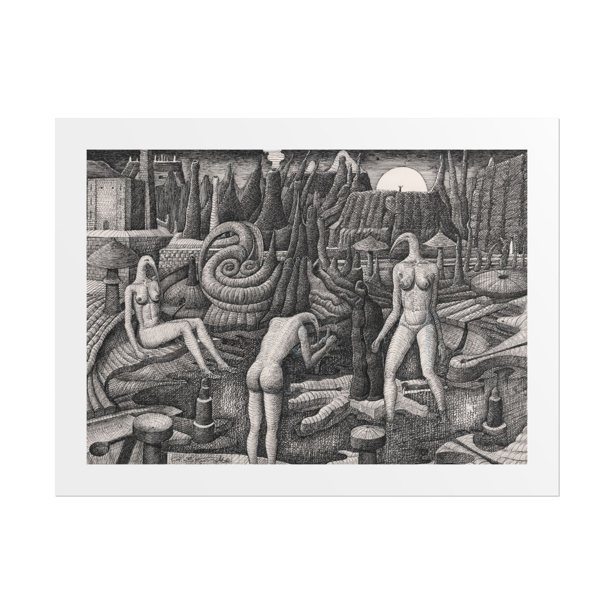 Bathers in the Sacred Pool