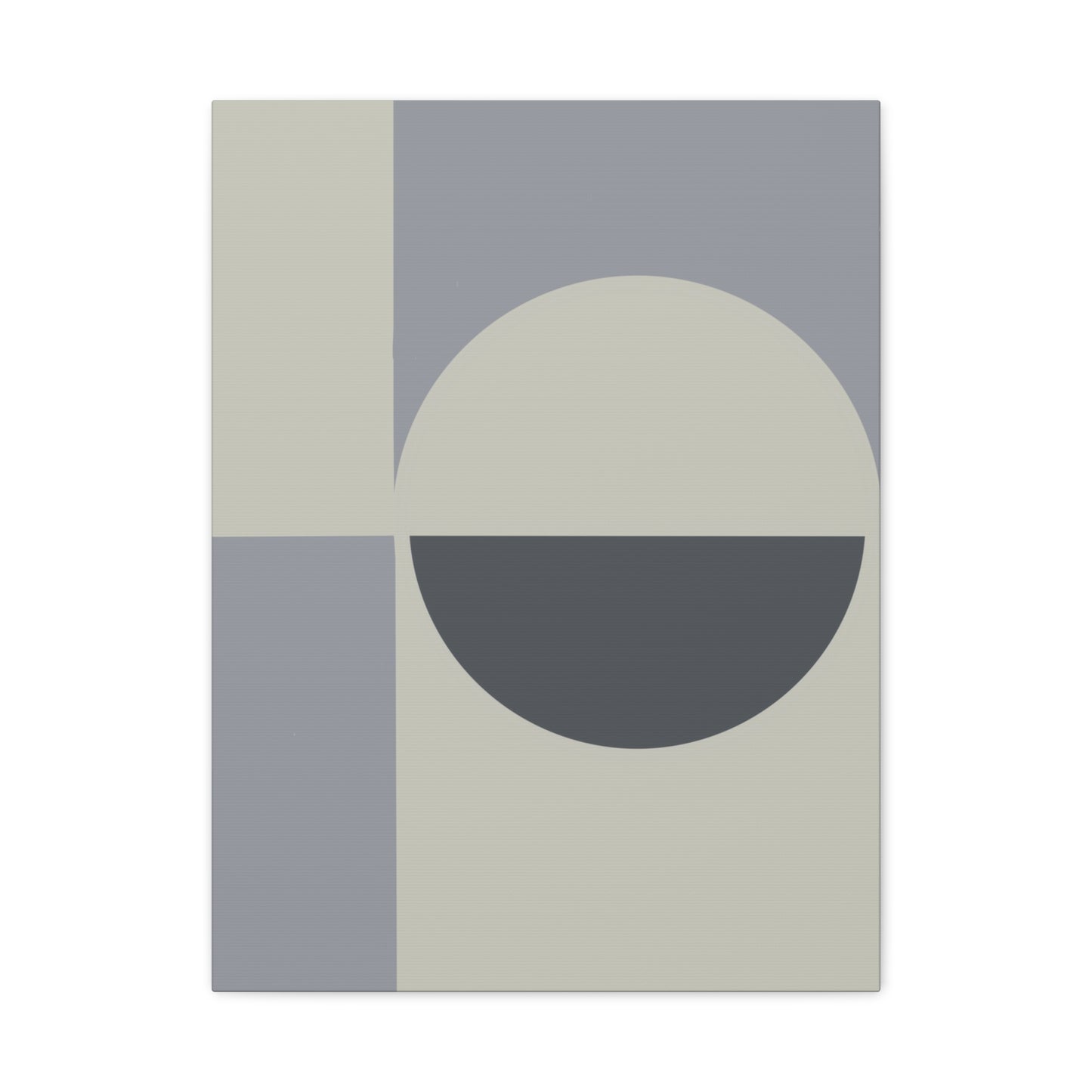 Minimalist artwork - Geometric design with circles in neutral tones.