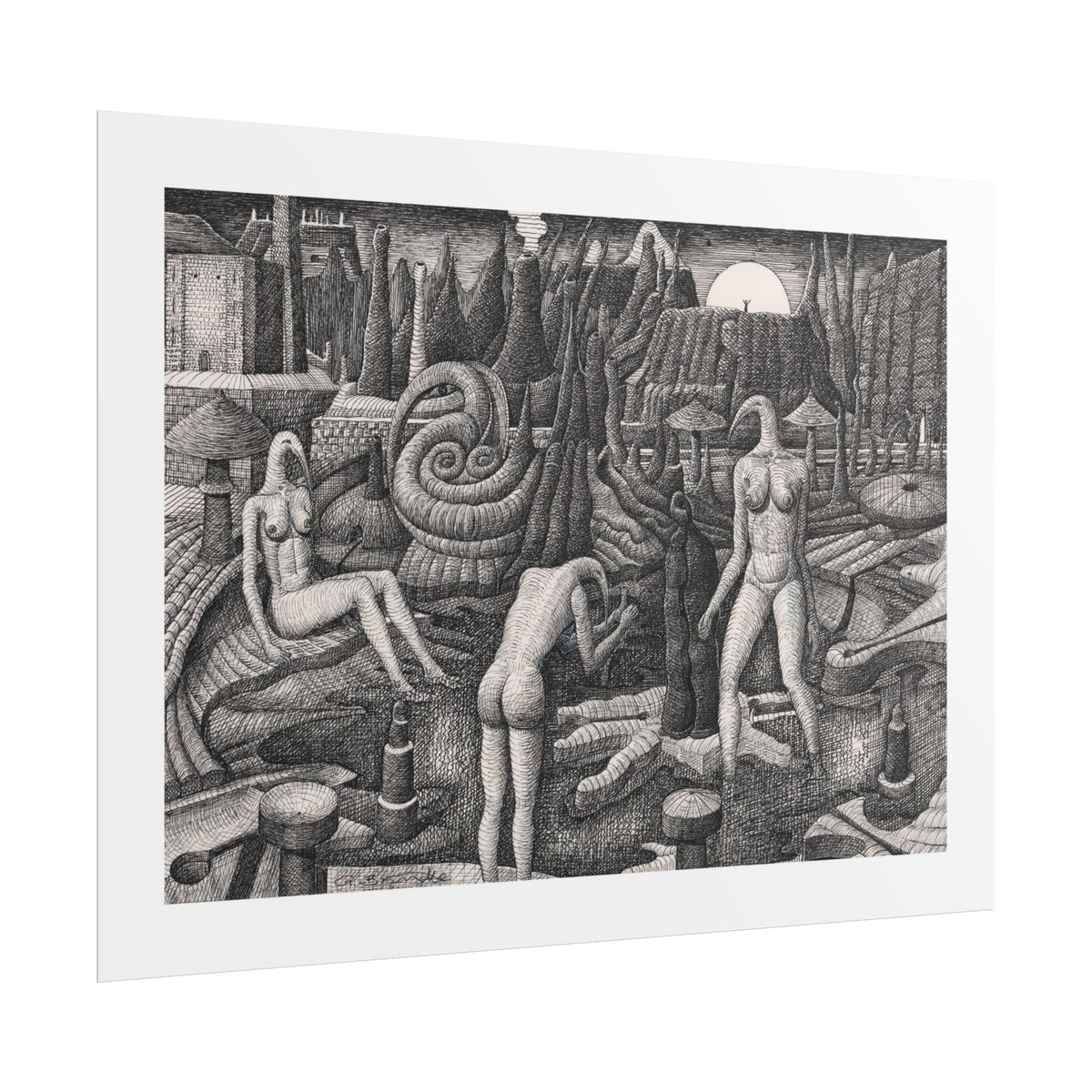 Bathers in the Sacred Pool