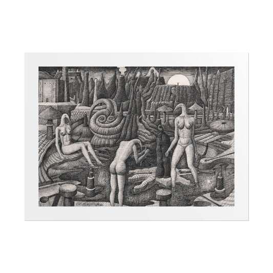 Bathers in the Sacred Pool