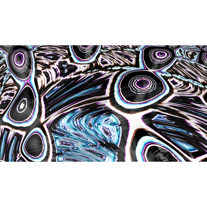Abstract digital art titled "Almost"