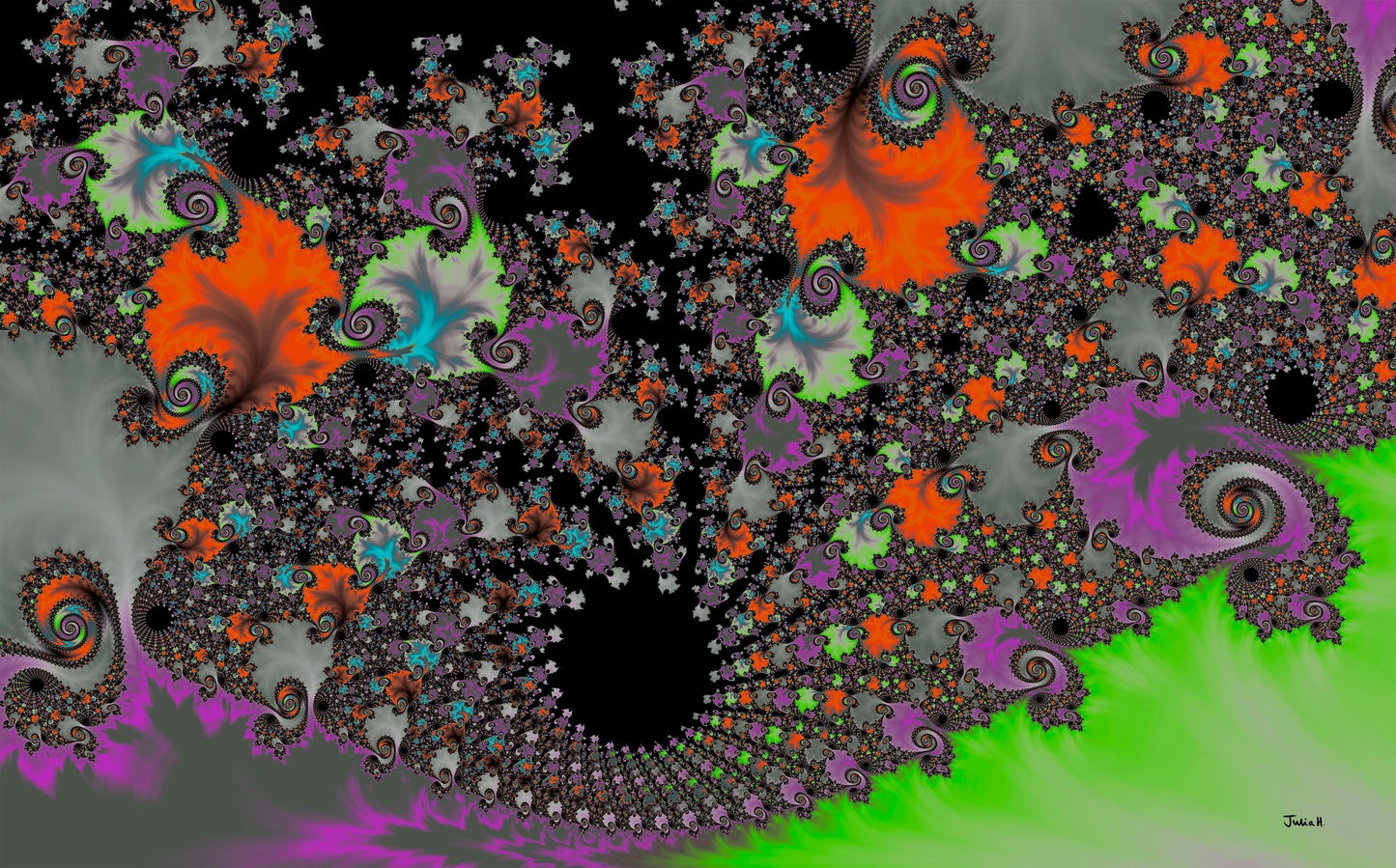 Digital artwork - abstract fractal composition