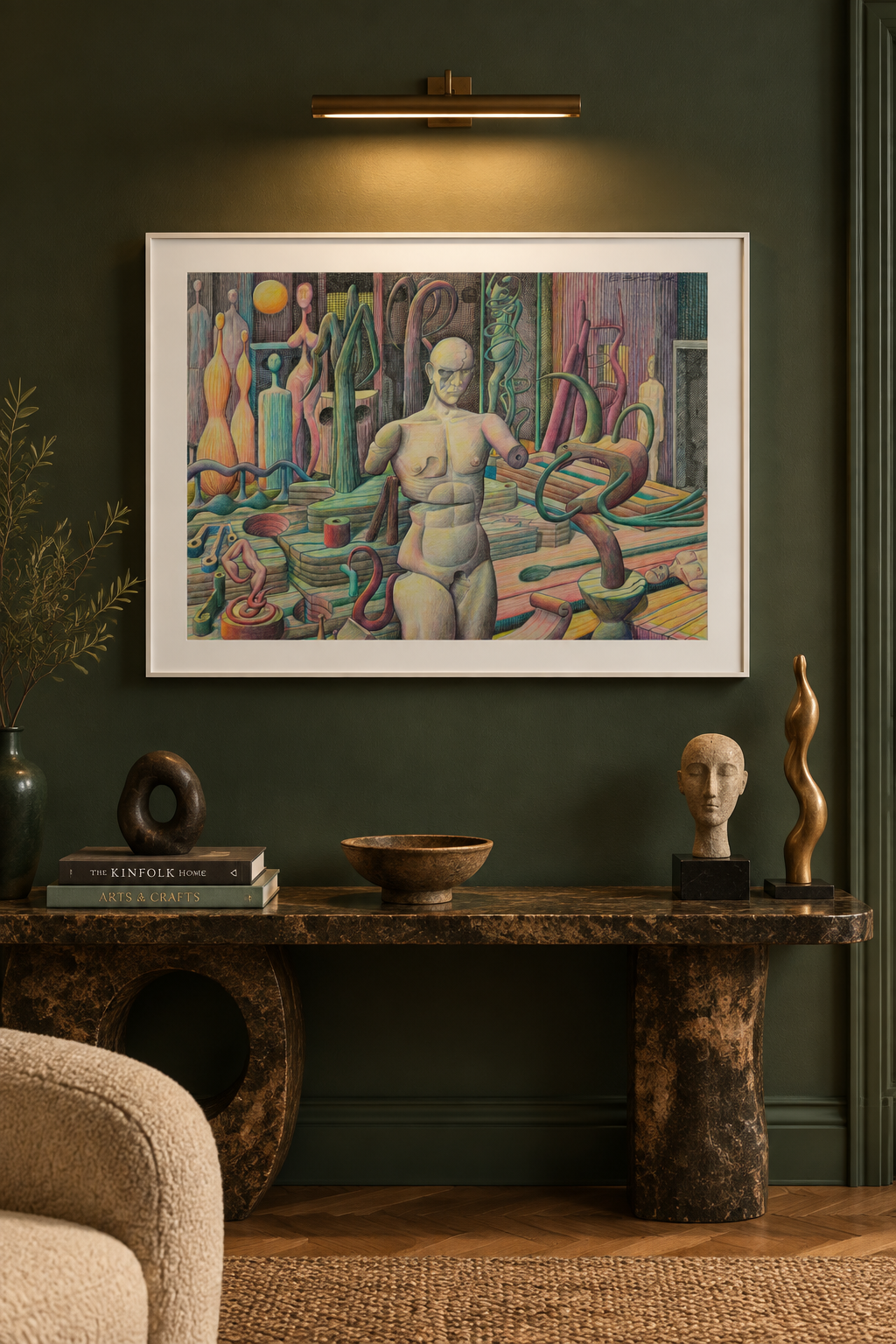 The Sculptor's Secret Gallery – Lifestyle Mockup