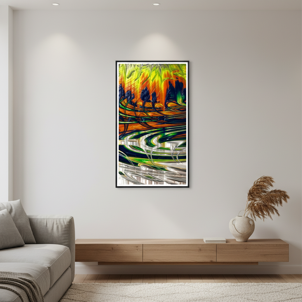There Was Peace Here – Digital Frame Mockup