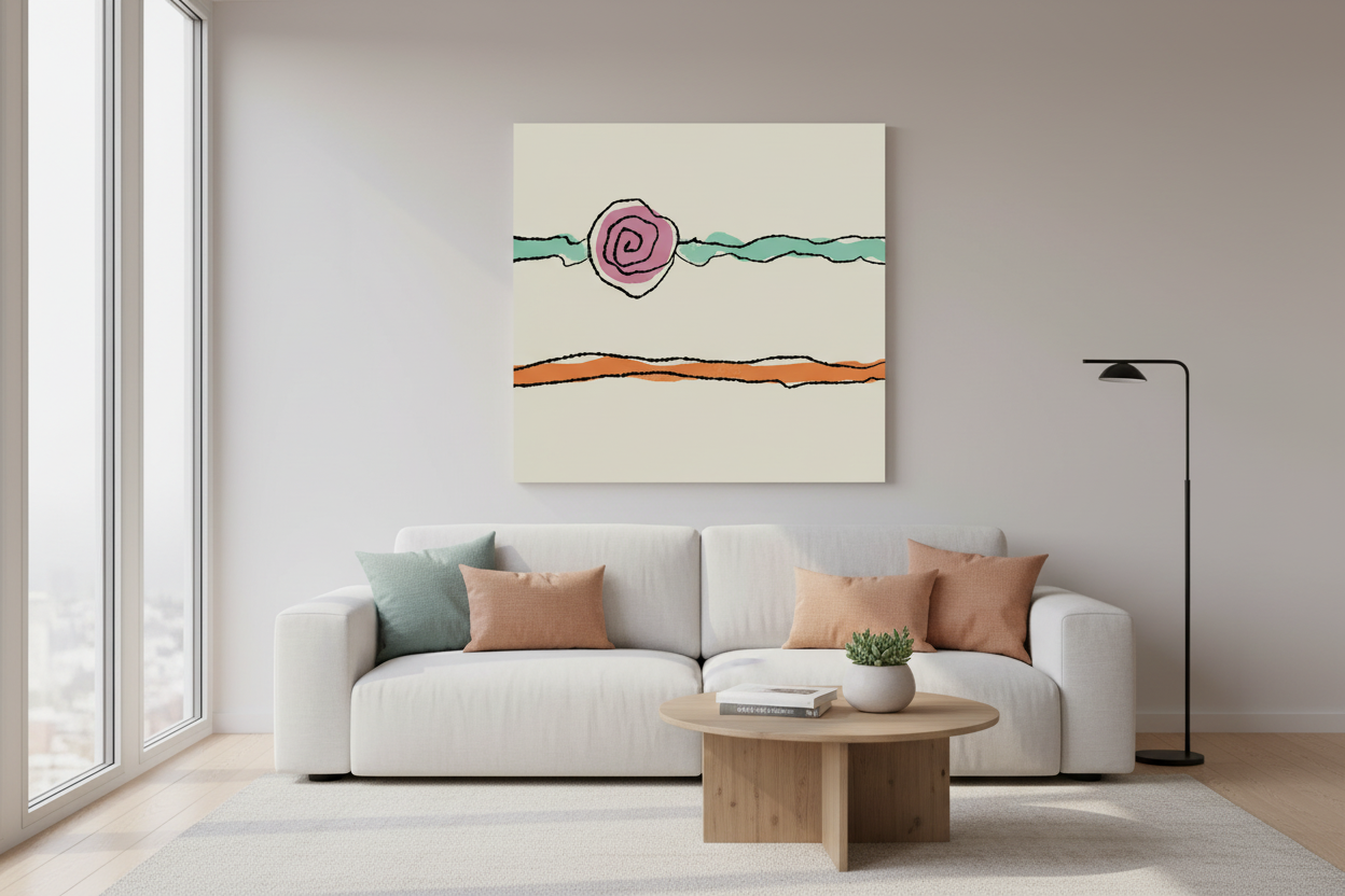 Unwinding Modern Home Mockup