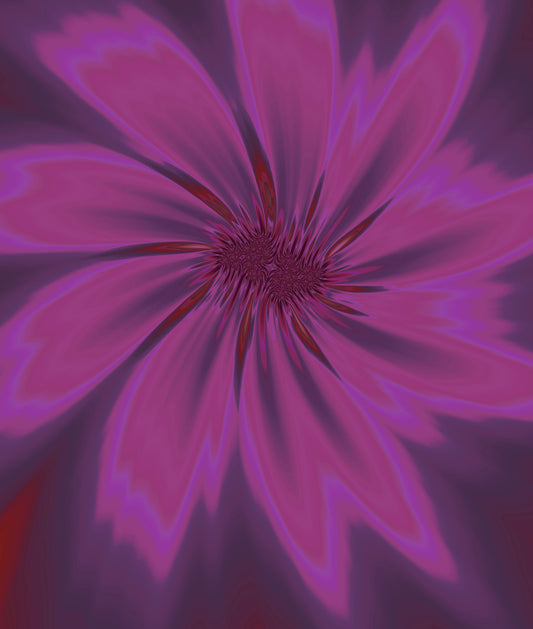 Picture of a pink flower by artist Julia Hargreaves